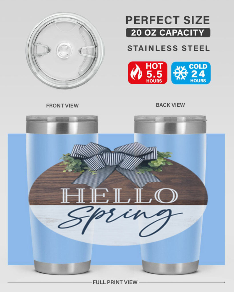 Hello Spring basic Mockup187#- spring- Tumbler