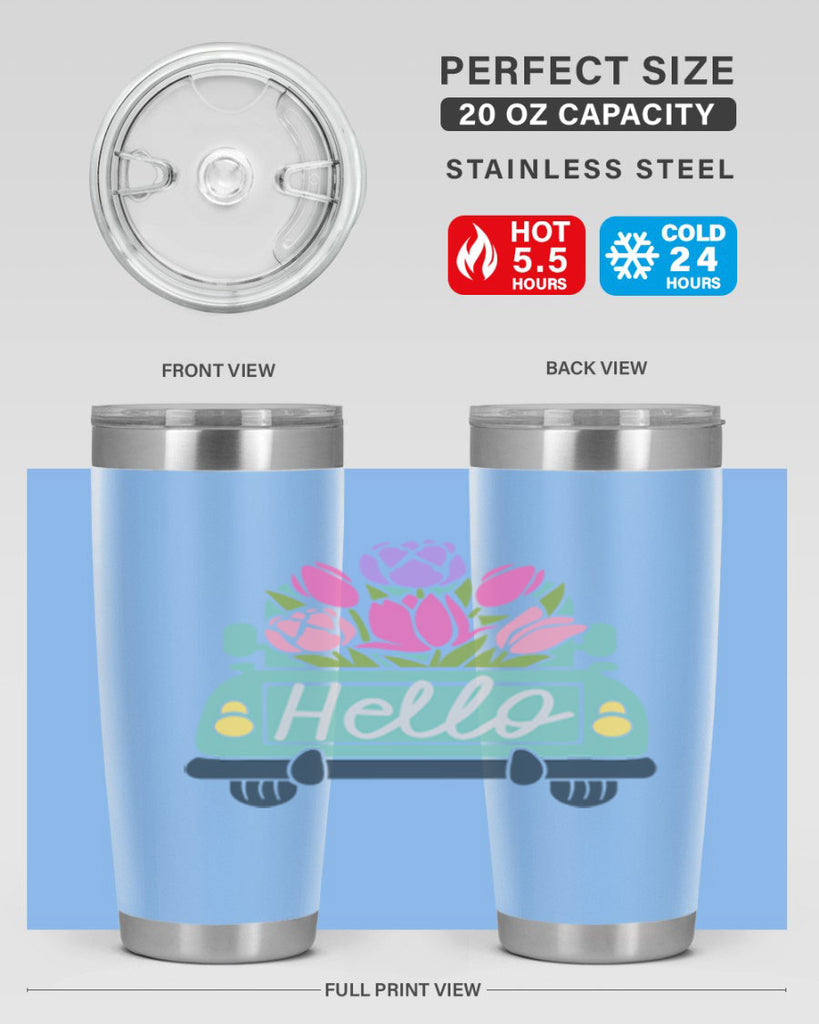 Hello Truck218#- spring- Tumbler