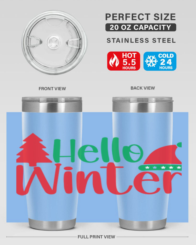 Hello Winter 180#- winter- Tumbler