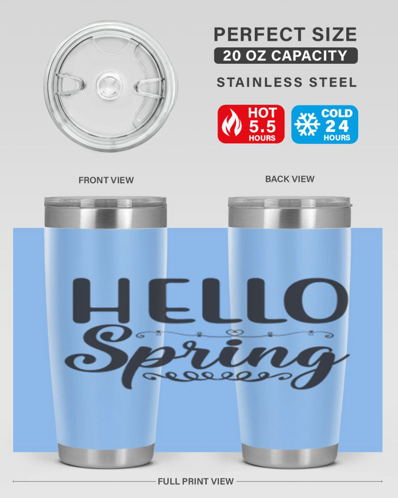 Hello spring 185#- spring- Tumbler