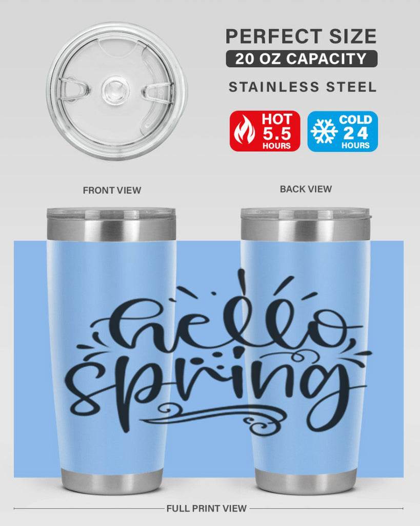 Hello spring 3#- spring- Tumbler