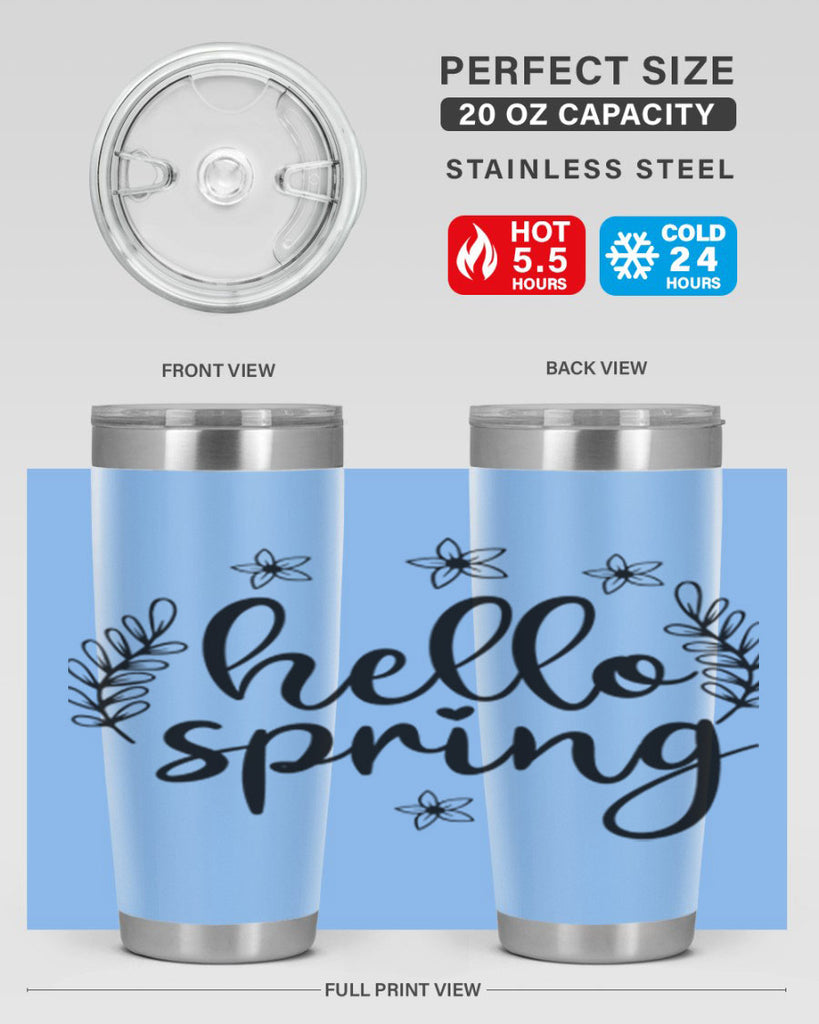 Hello spring design  221#- spring- Tumbler