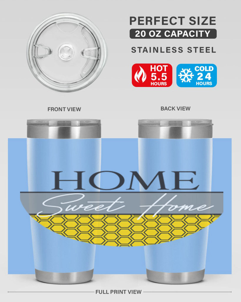 Home Sweet Home Hive lines246#- spring- Tumbler