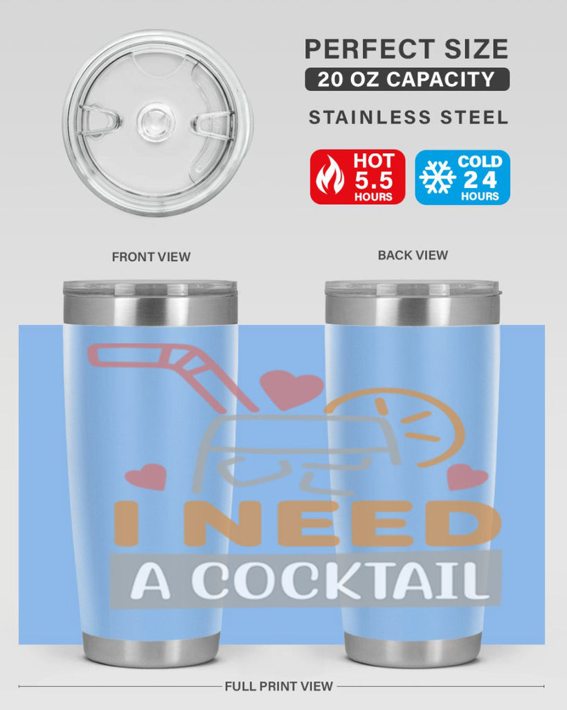 I Need A Cocktail 107#- fashion- Cotton Tank