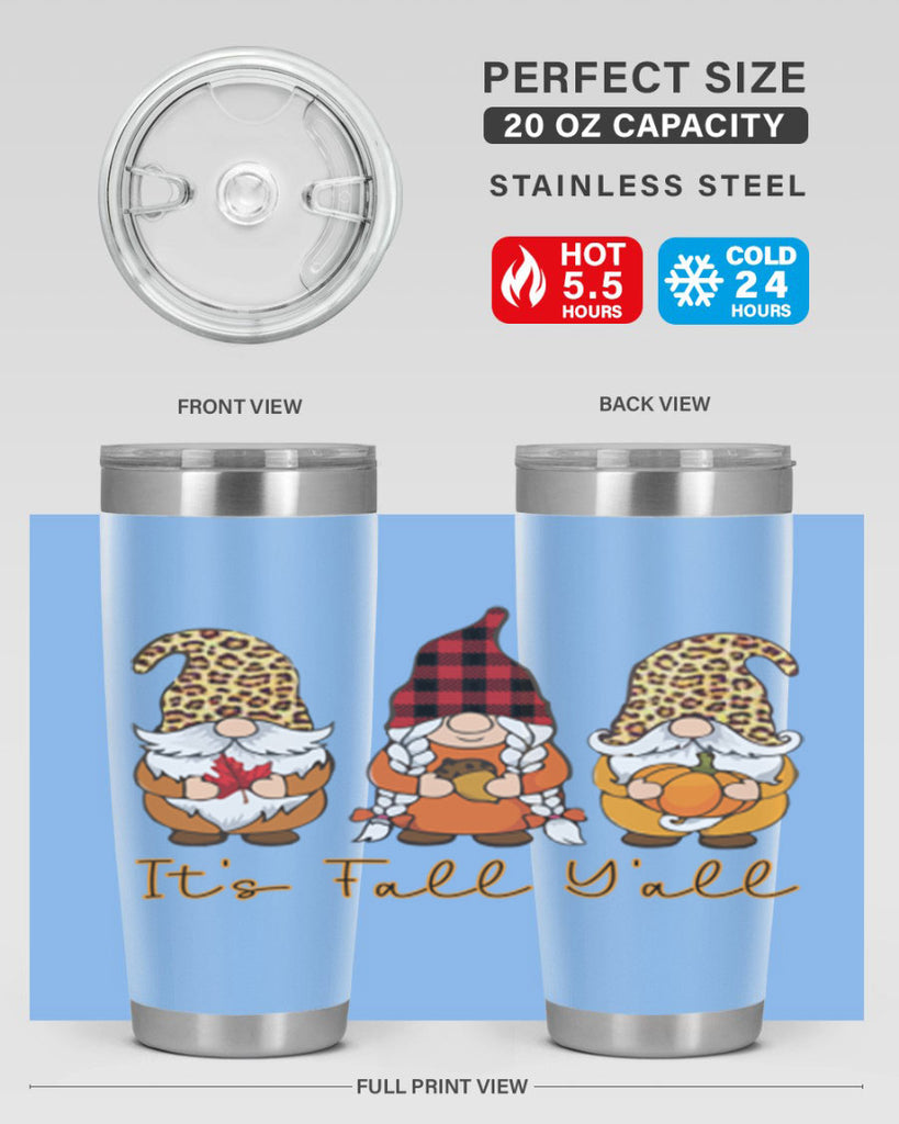 It s Fall Y all Gnome 362#- fall- Tumbler