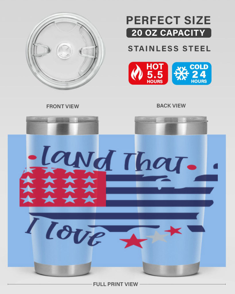Land That I Love Style 158#- Fourt Of July- Tumbler
