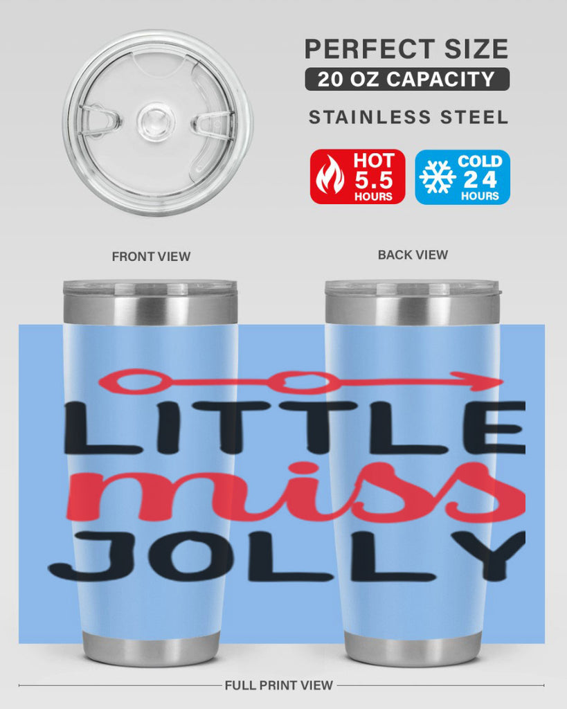 Little miss jolly 306#- winter- Tumbler