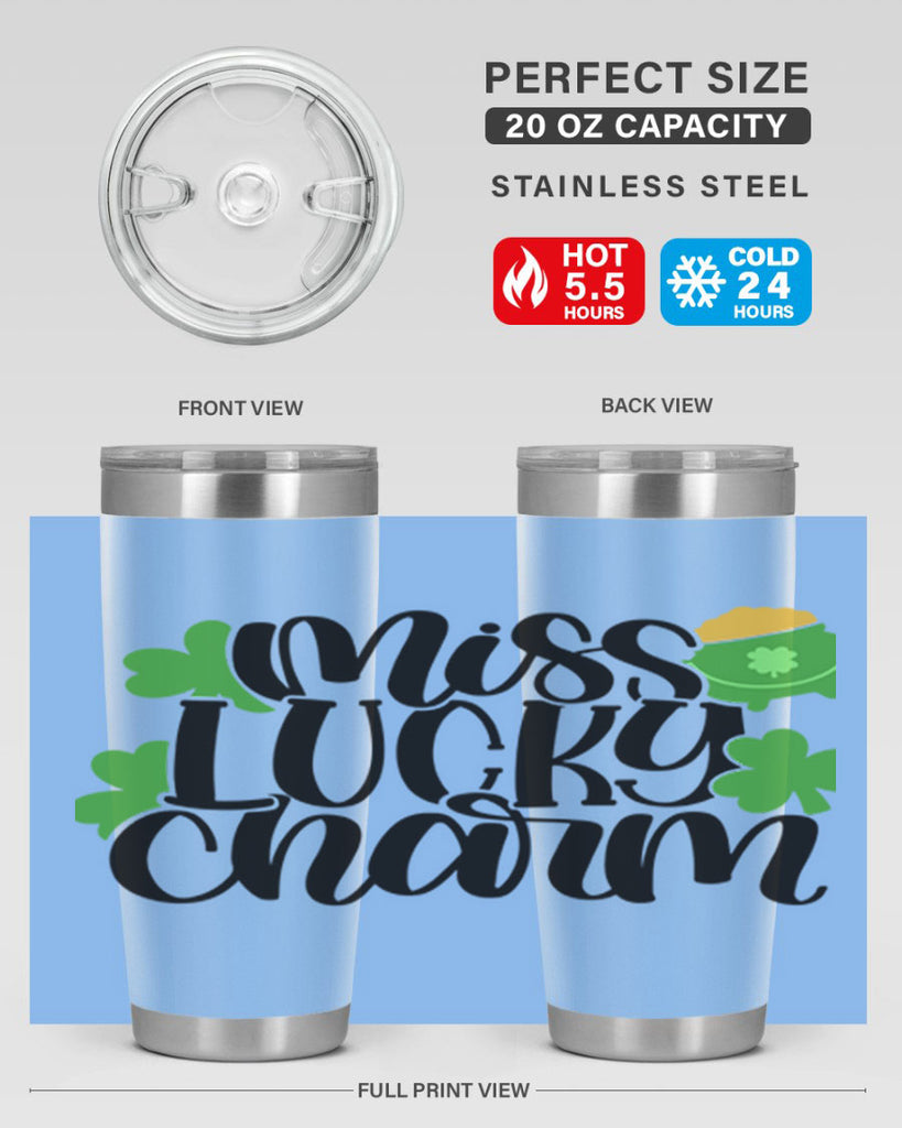 Miss Lucky Charm Style 48#- St Patricks Day- Tumbler