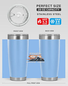 Owl Love You A TurtleRabbit 12#- owl- Tumblers