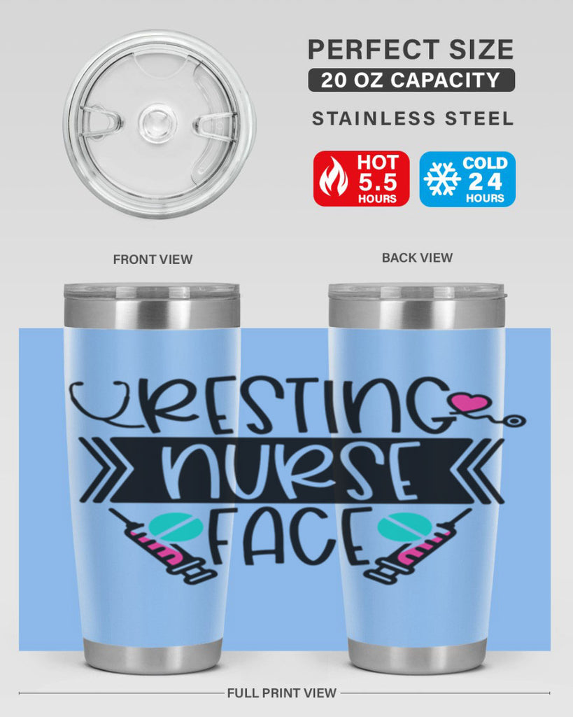Resting Nurse Face Style Style 58#- nurse- tumbler