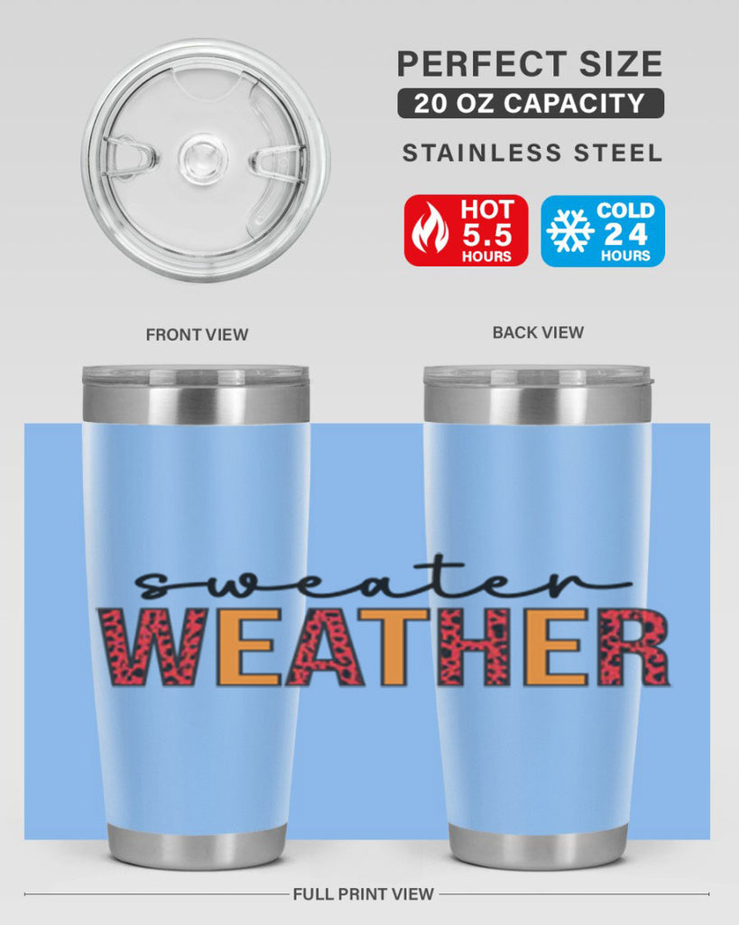 Sweater Weather 587#- fall- Tumbler