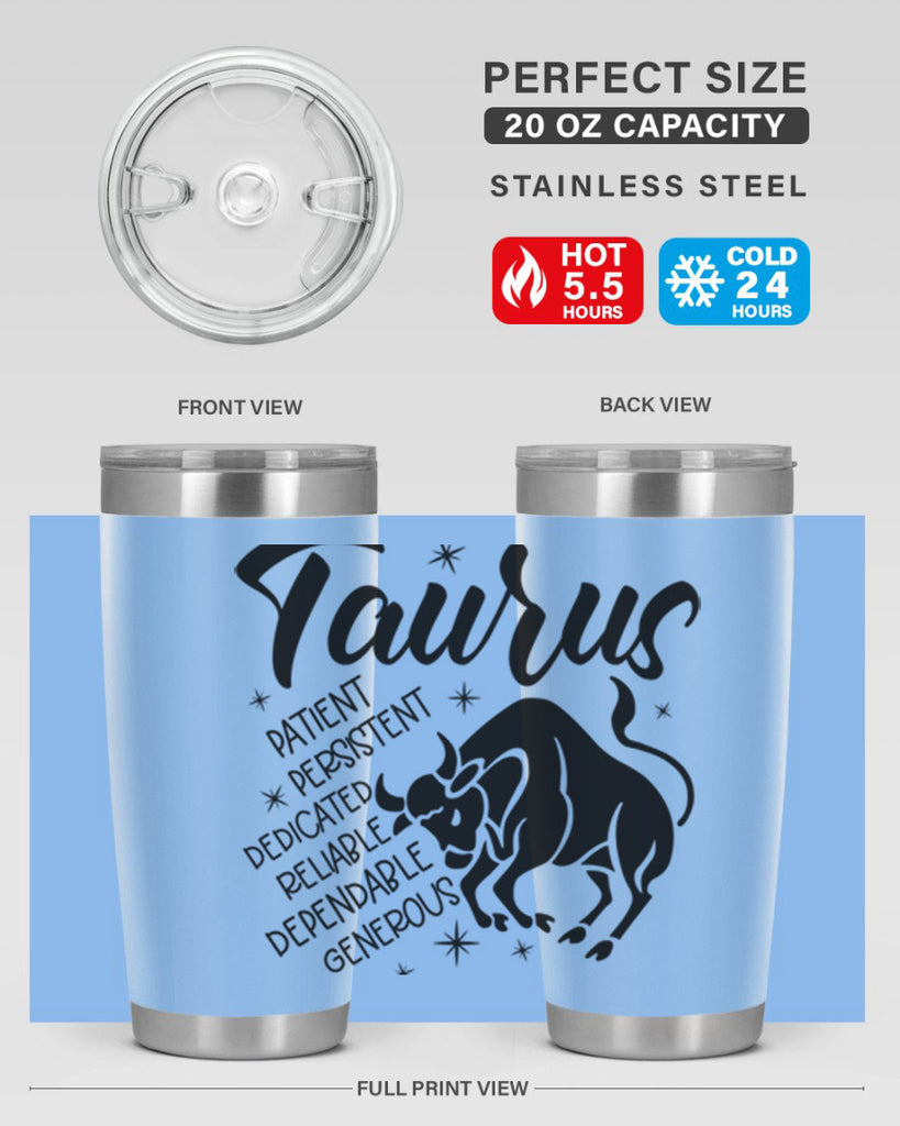 Taurus 492#- zodiac- Tumbler