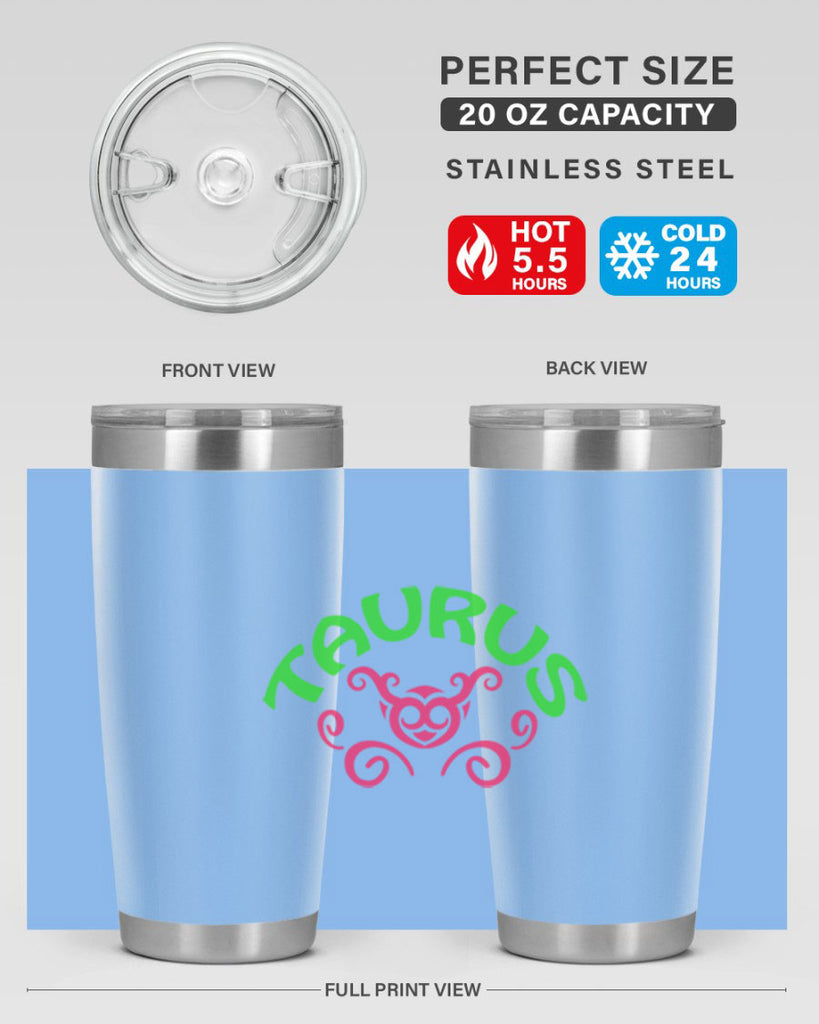 Taurus 493#- zodiac- Tumbler