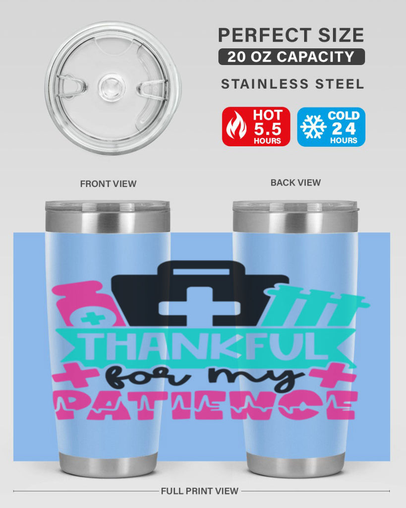 Thankful For My Patience Style Style 22#- nurse- tumbler