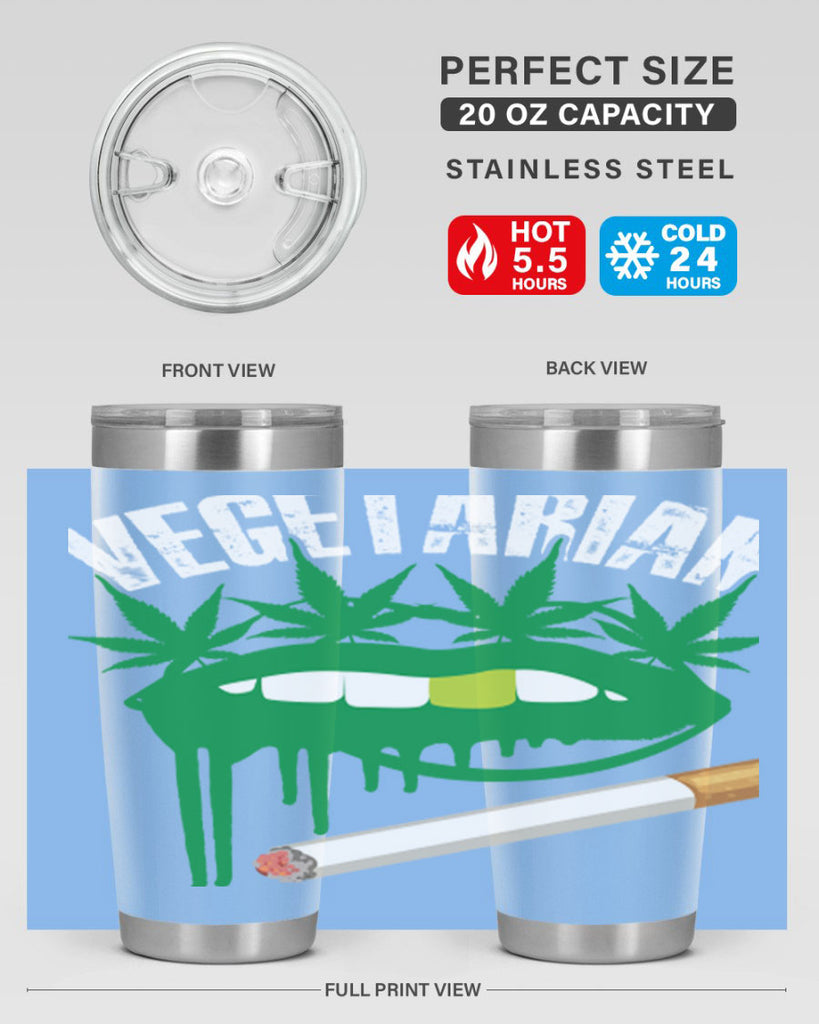 Vegetarian 270#- marijuana- Tumbler