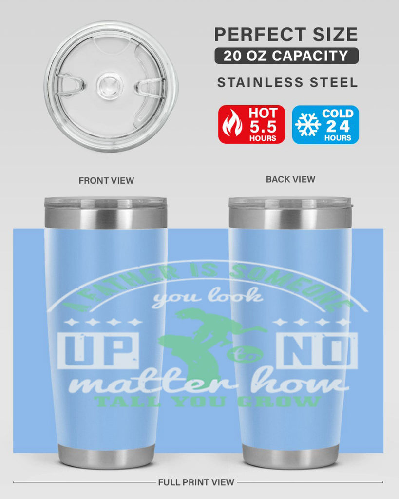 a father is someone 125#- fathers day- Tumbler