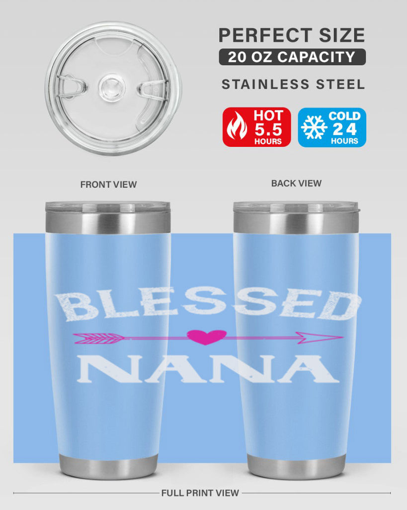 blessed nana 34#- grandma - nana- Tumbler