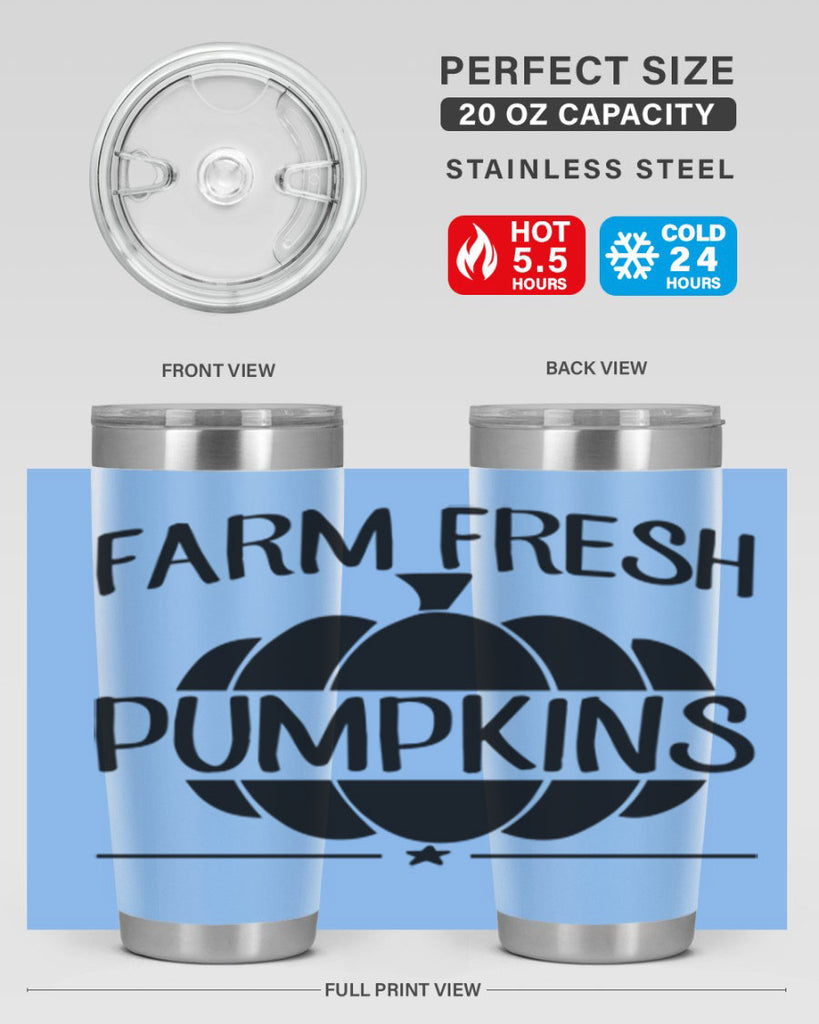 farm fresh pumpkins 173#- fall- Tumbler