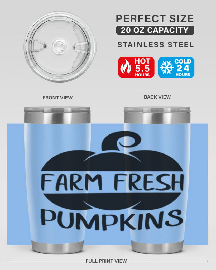farm fresh pumpkins 174#- fall- Tumbler
