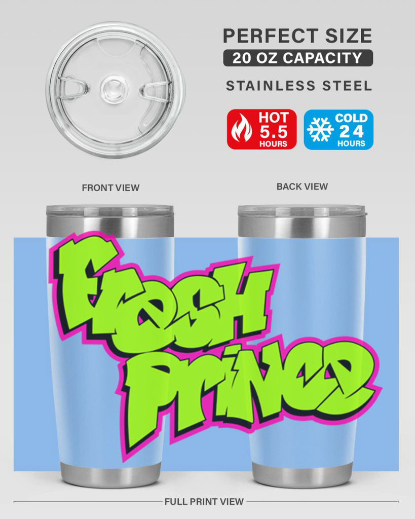 fresh prince 146#- black words phrases- Cotton Tank