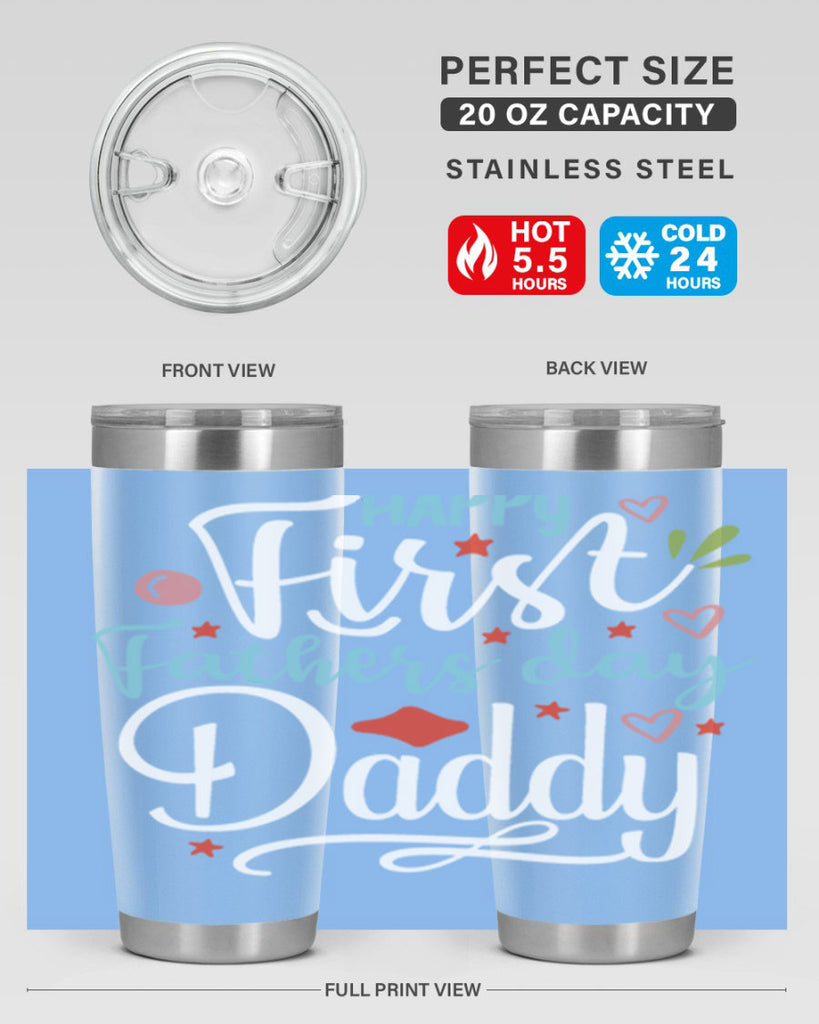happy first fathers day daddy 89#- fathers day- Tumbler