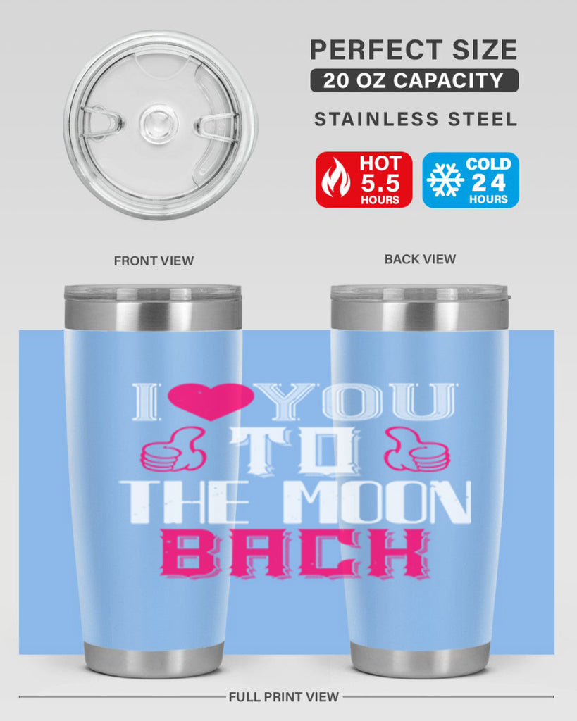 ilove you to the moon beach 49#- valentines day- Tumbler