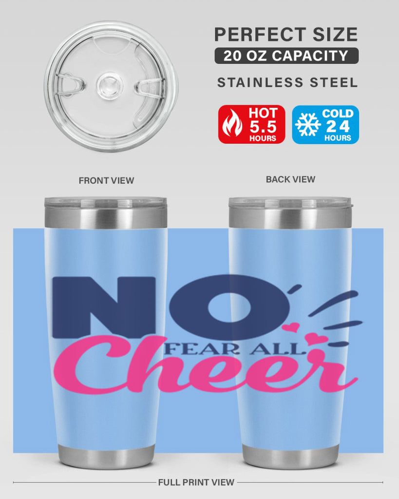 no fear all cheer 1728#- cheer- Tumbler