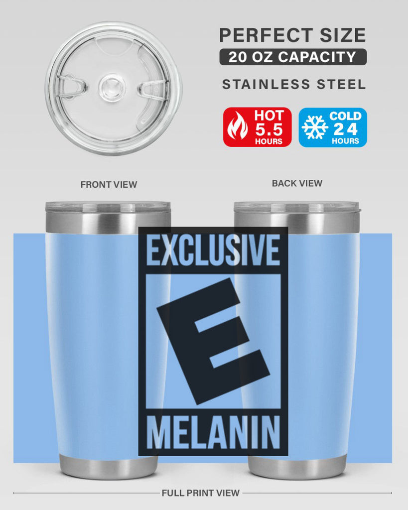 rated exclusive melanin 46#- black words phrases- Cotton Tank