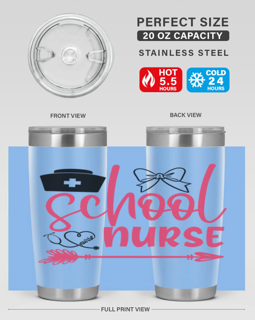 school nurse Style 354#- nurse- tumbler