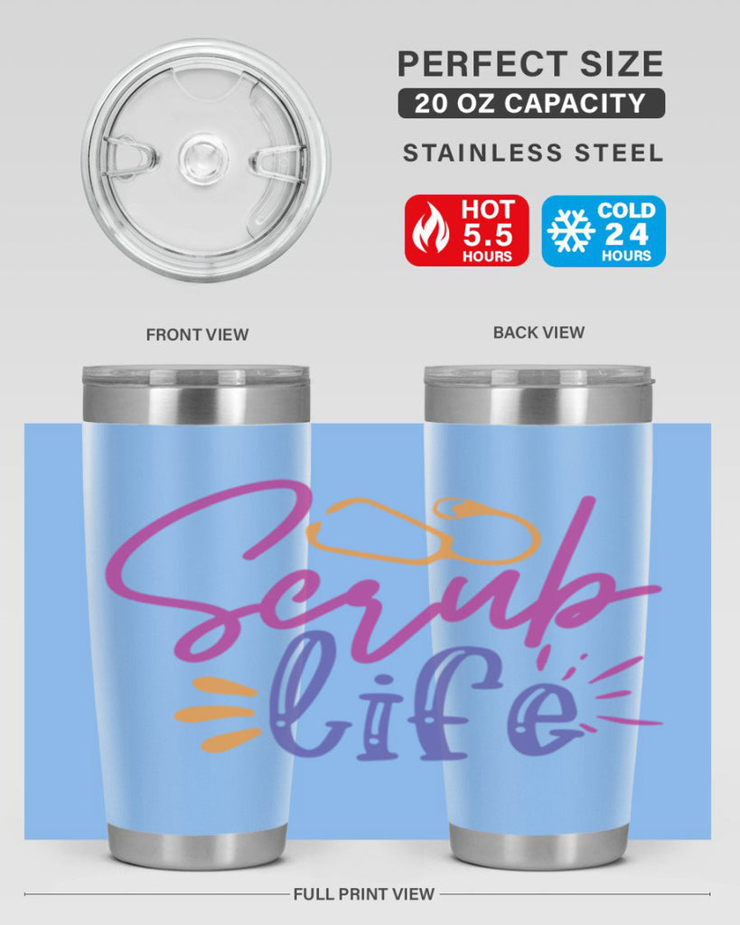 scrub life Style Style 43#- nurse- tumbler