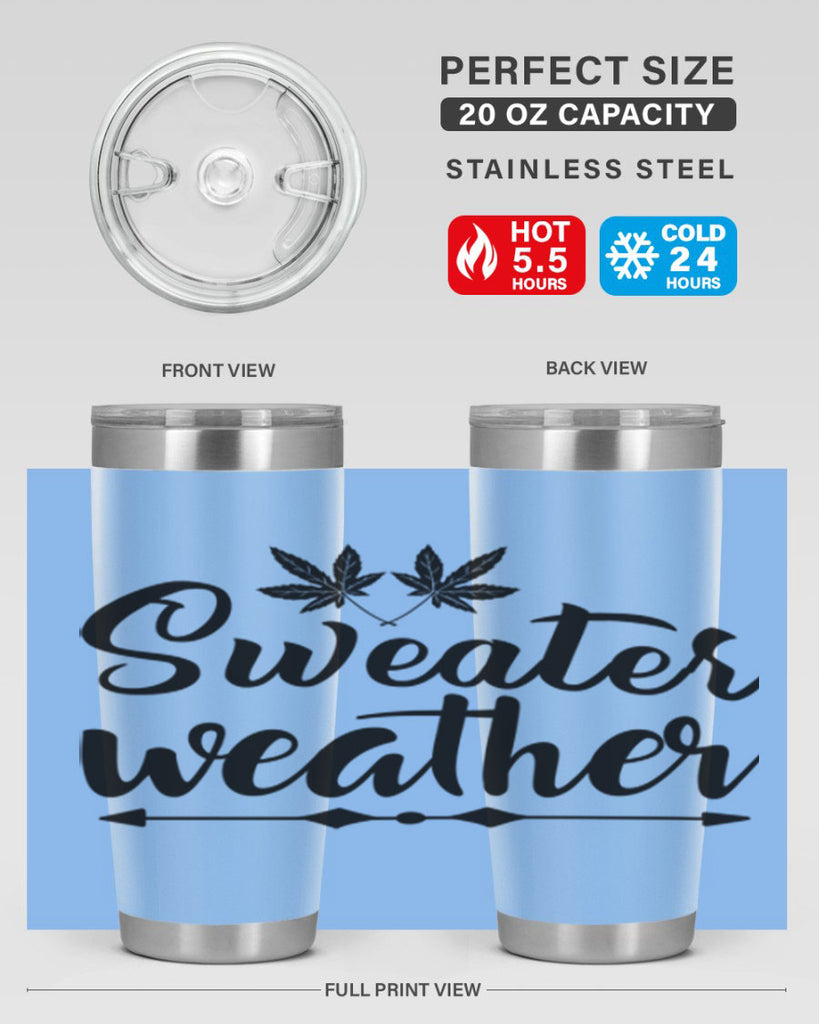 sweater weather 581#- fall- Tumbler