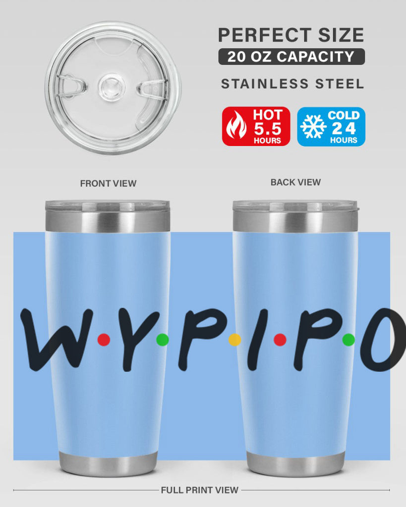 wypipo 7#- black words phrases- Cotton Tank