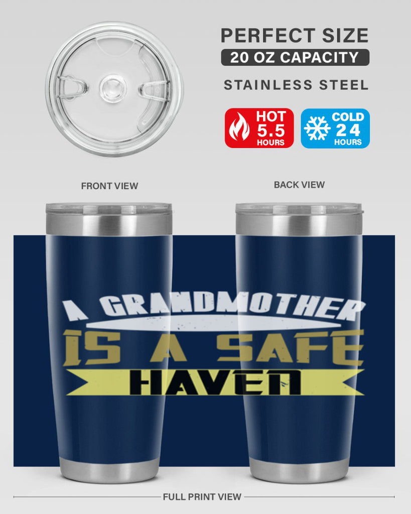 A Grandmother is a safe 41#- grandma - nana- Tumbler