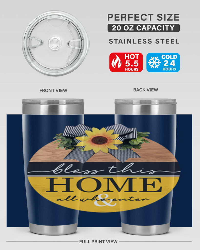 Bless this Home and all Mockup56#- spring- Tumbler