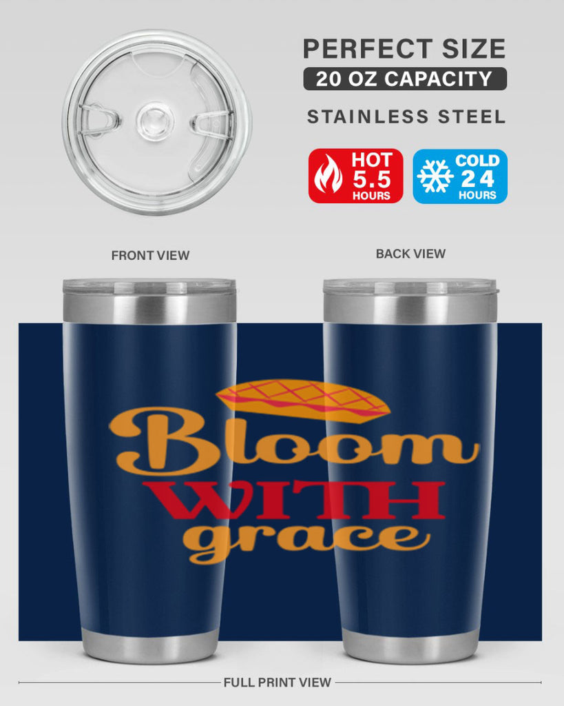 Bloom with grace 81#- spring- Tumbler