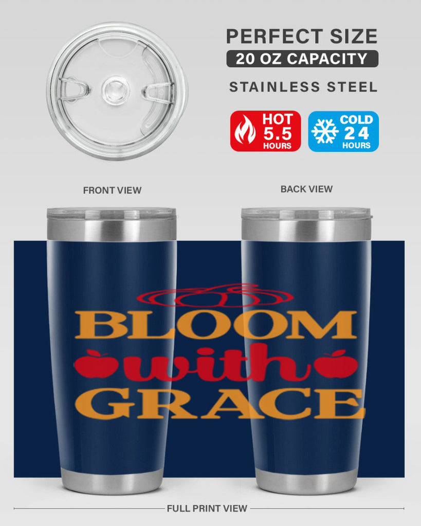 Bloom with grace 82#- spring- Tumbler