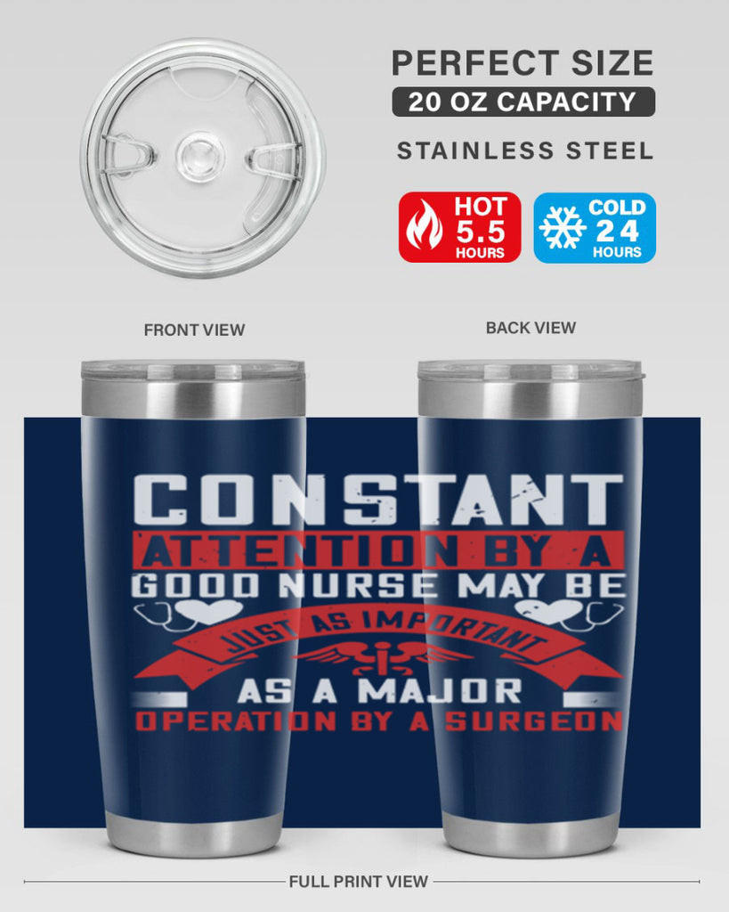 Constant attention by a good nurse may Style 408#- nurse- tumbler
