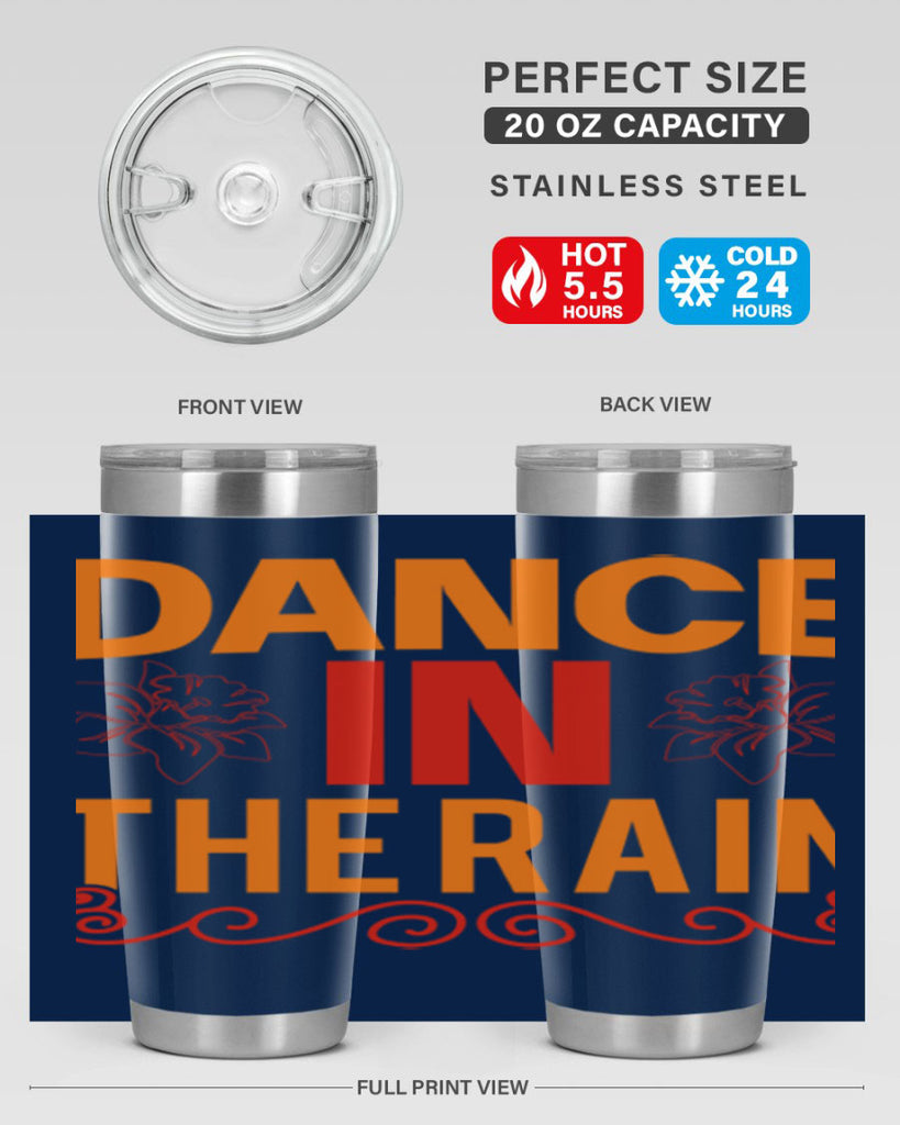 Dance in the rain 117#- spring- Tumbler