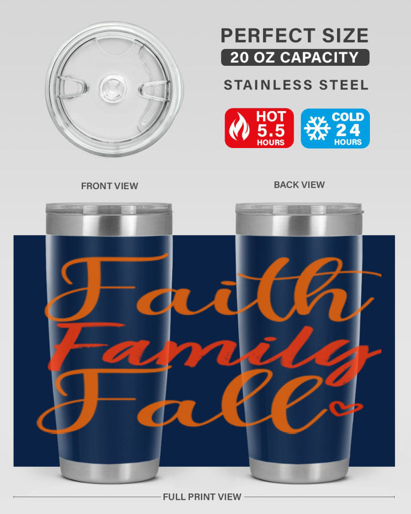Faith Family Fall Design 81#- fall- Tumbler