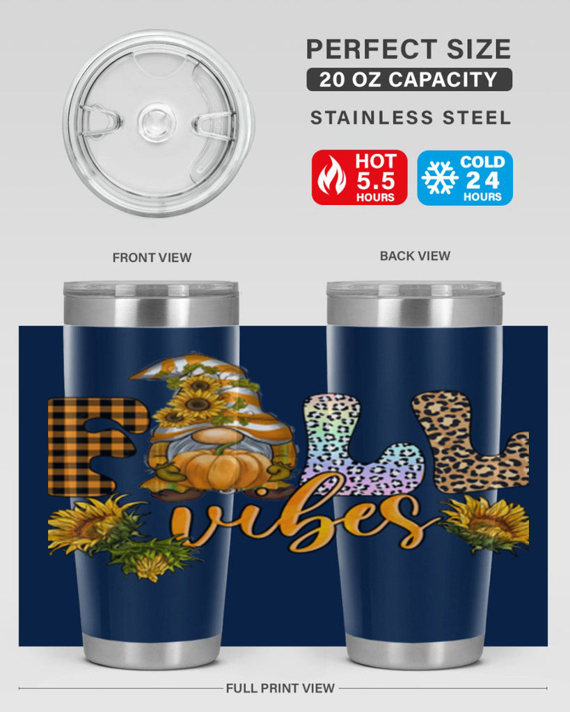 FallVibesFallGnome 164#- fall- Tumbler