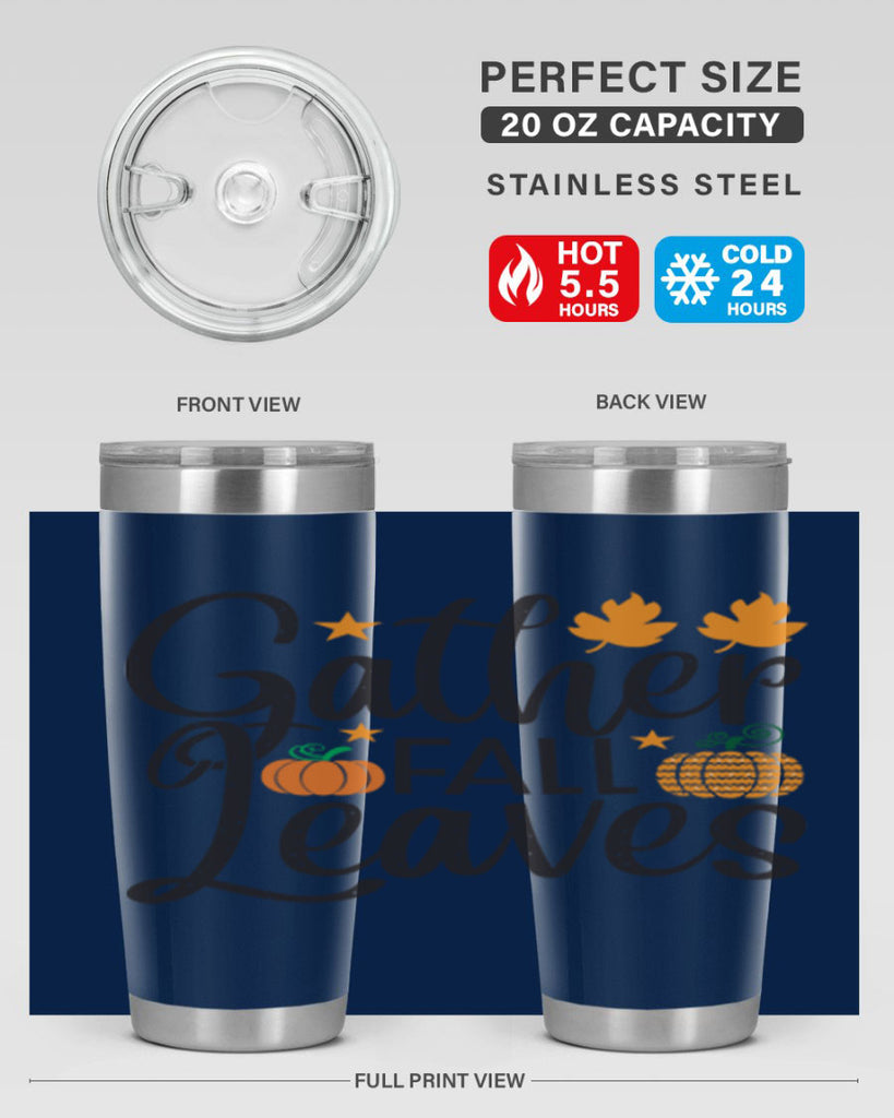 Gatherfallleaves 189#- fall- Tumbler