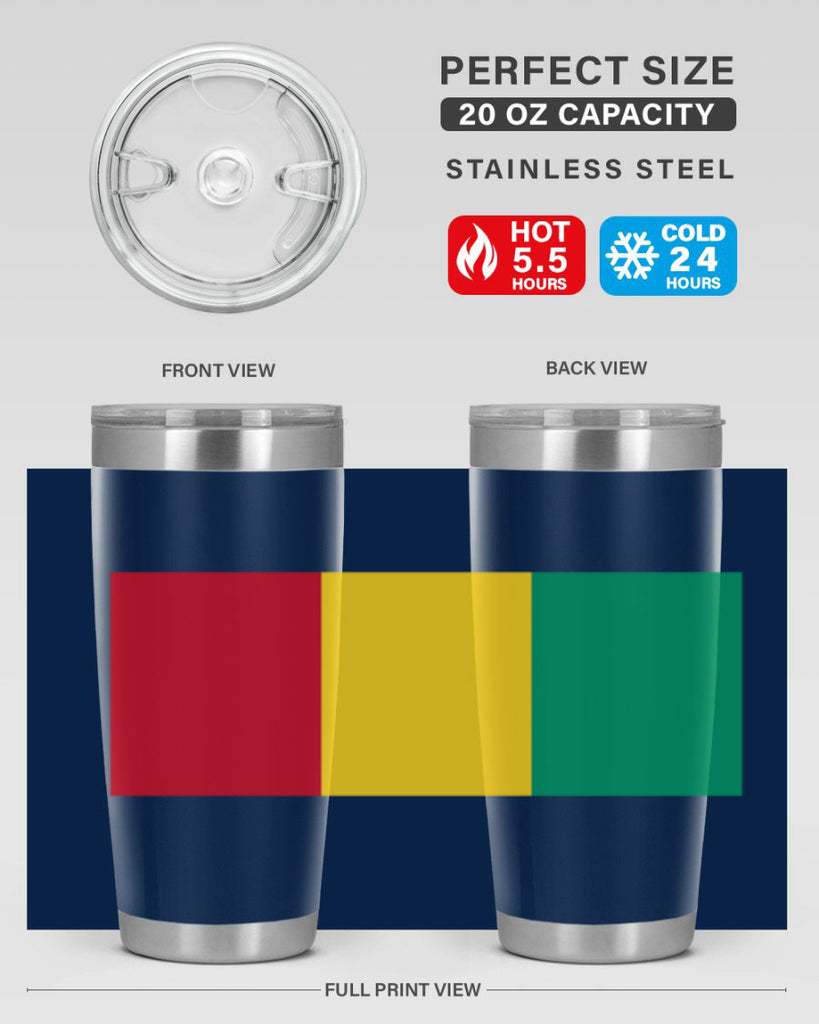 Guinea 127#- world flags- Tumbler