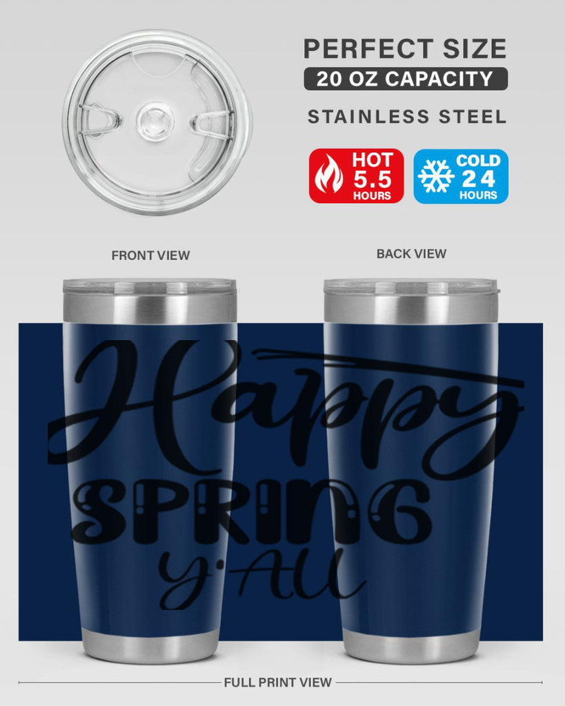 HAPPY SPRING YALL  179#- spring- Tumbler