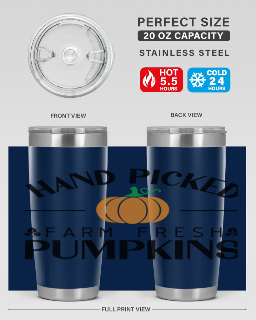 Hand Picked Farm Fresh Pumpkins 215#- fall- Tumbler