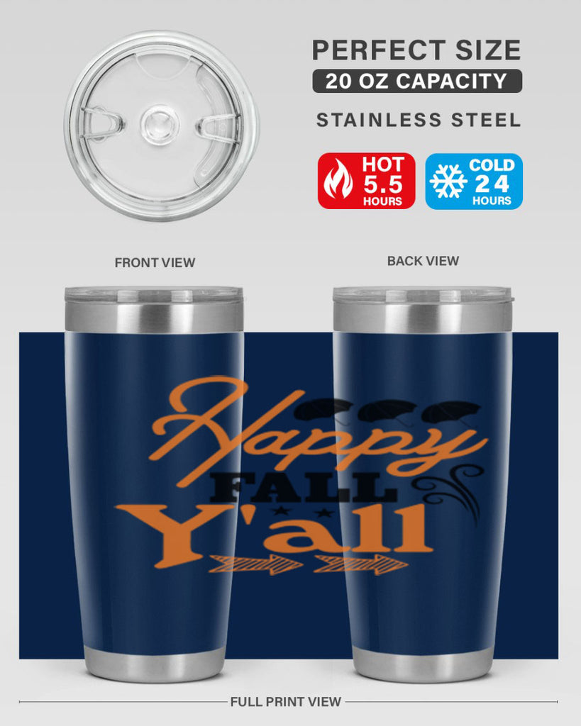 Happy Fall Yall 234#- fall- Tumbler