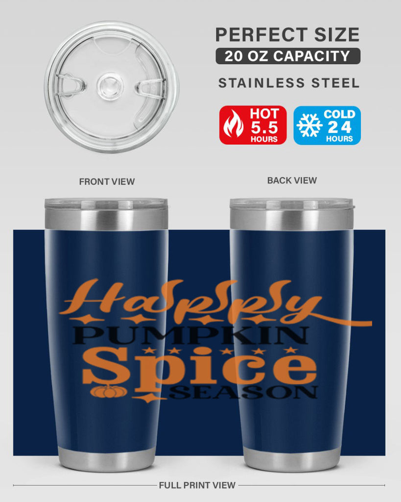 Happy Pumpkin Spice Season 245#- fall- Tumbler