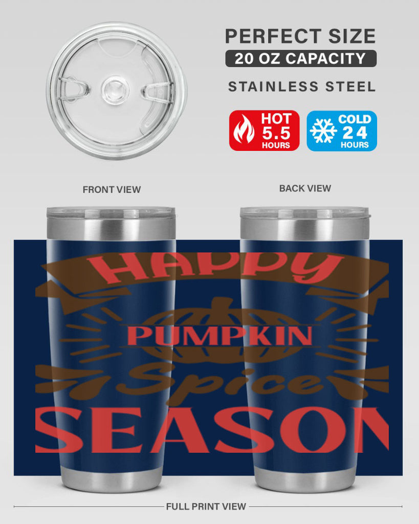 Happy Pumpkin Spice Season 246#- fall- Tumbler