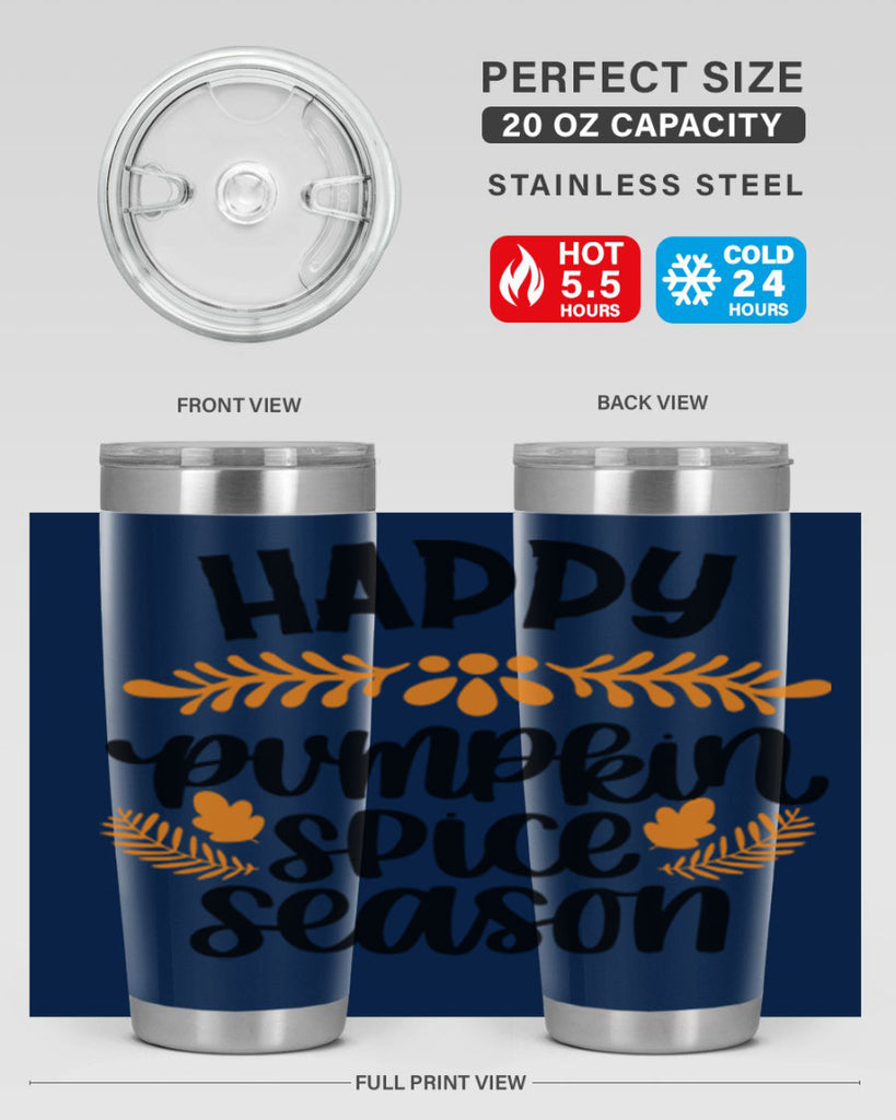 Happy Pumpkin Spice Season 492#- fall- Tumbler