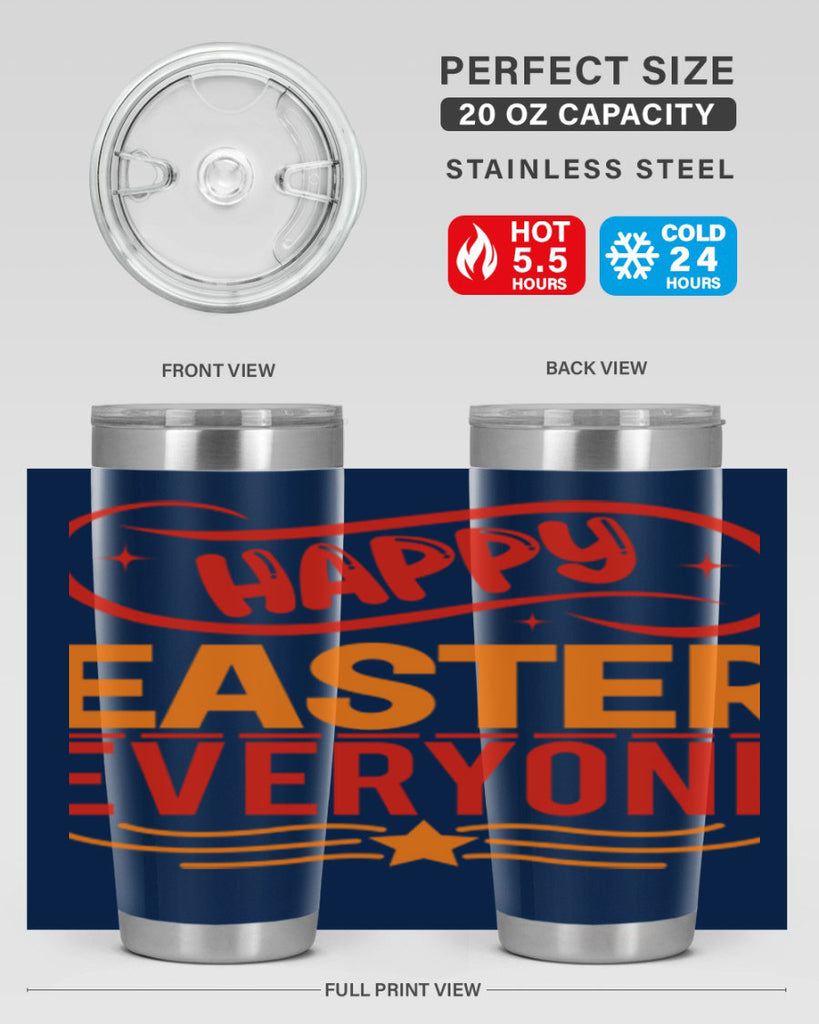 Happy easter everyone 155#- spring- Tumbler