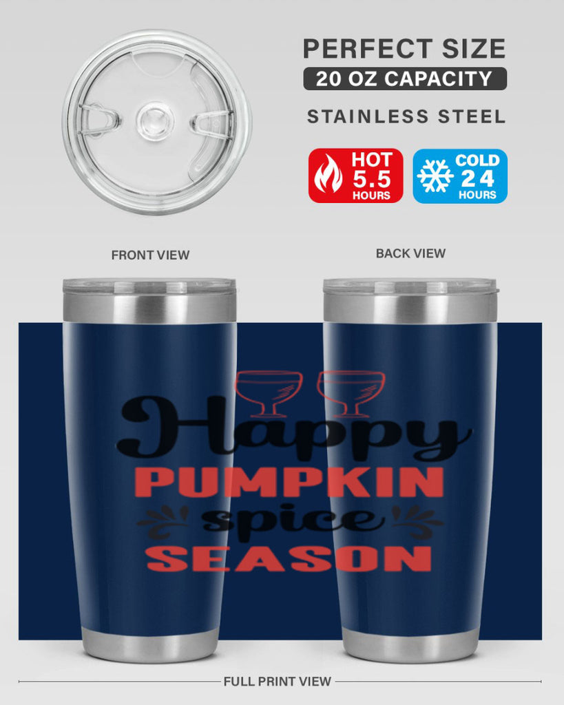 Happy pumpkin spice season 244#- fall- Tumbler